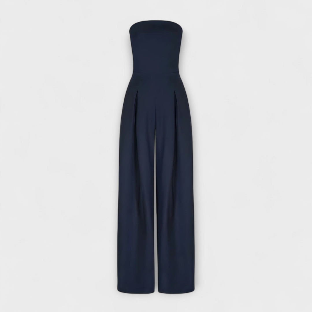Amélie - Elegant Strapless Jumpsuit - La femme Toronto