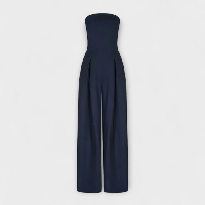 Amélie - Elegant Strapless Jumpsuit - La femme Toronto
