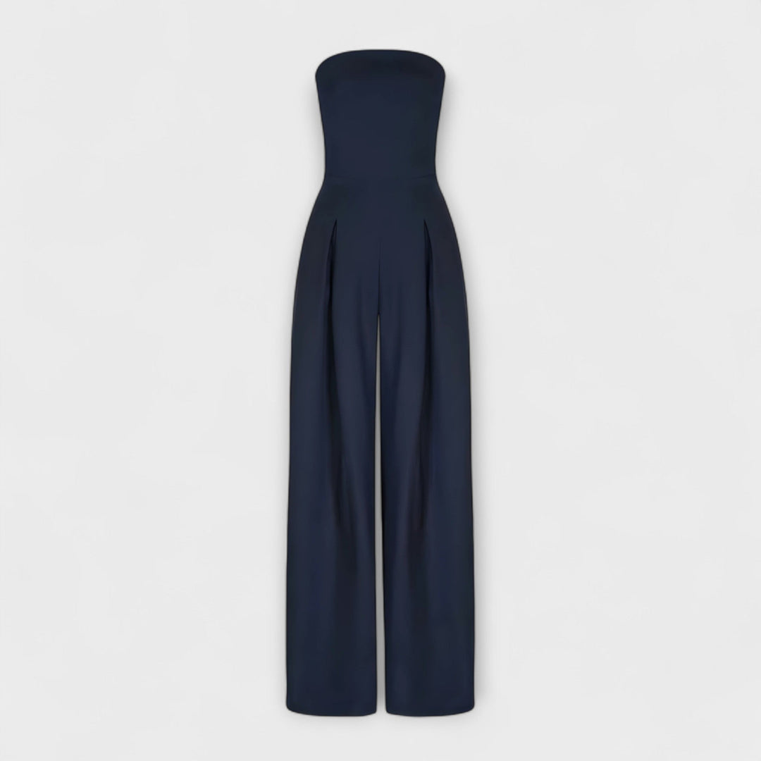 Amélie - Elegant Strapless Jumpsuit - La femme Toronto