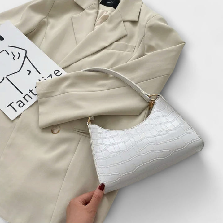 Olivia | Elegantna sjajna kožna torba