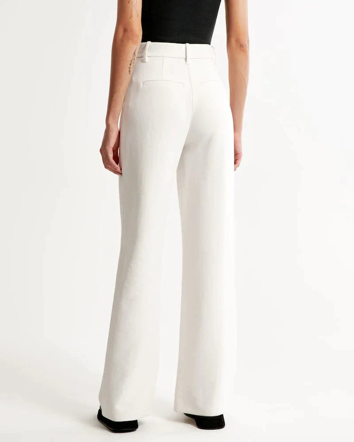 Tailored Wide-Leg Pants - La femme Toronto