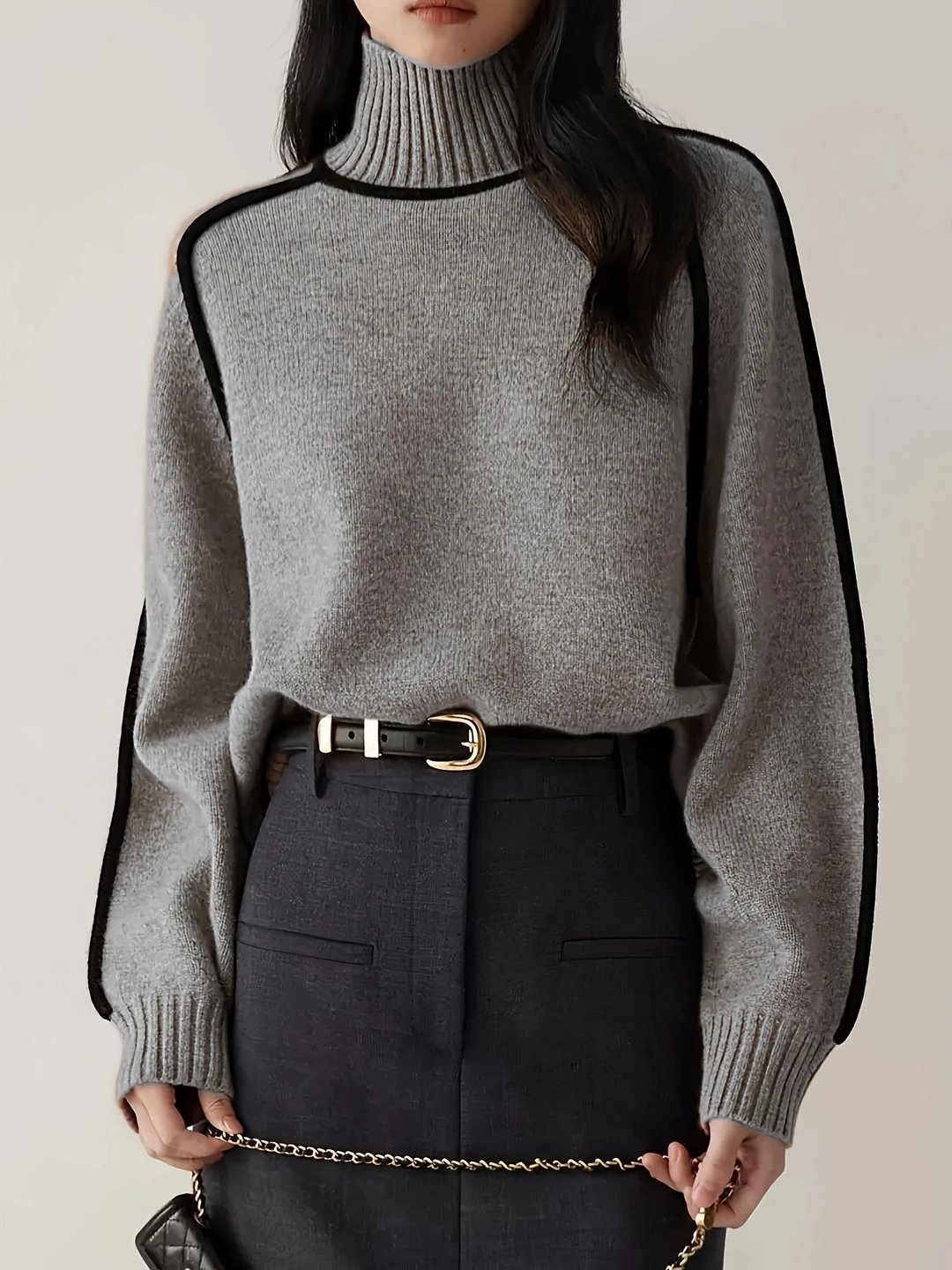 Annabelle™ | Soft Turtleneck Sweater - La femme Toronto