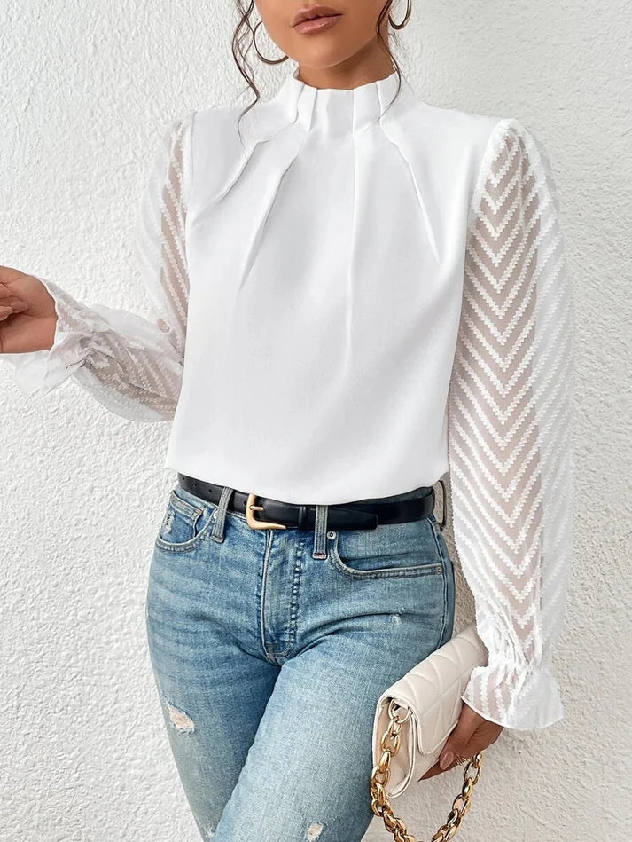Shelly – Elegant Blouse - La femme Toronto