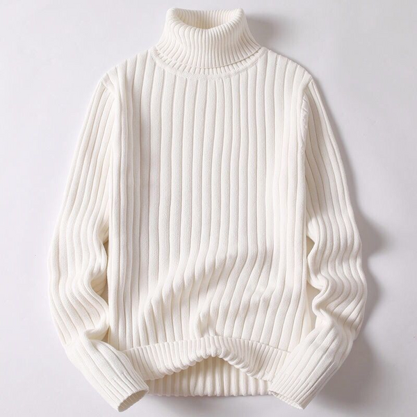 Nora | Elegant Cashmere Turtleneck Sweater - La femme Toronto