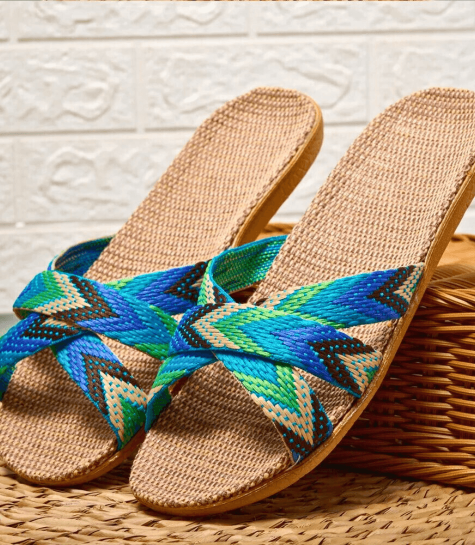 Milena | Udobna rasteirinha od pletene tkanine EVA