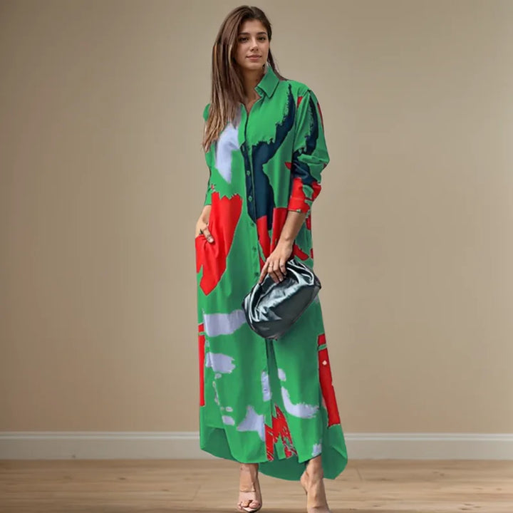 Marie- Elegant Temperament Printed dress