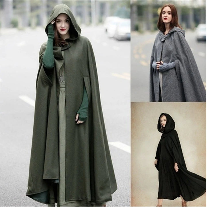 Cosplay Vintage Medieval Gothic Hooded
