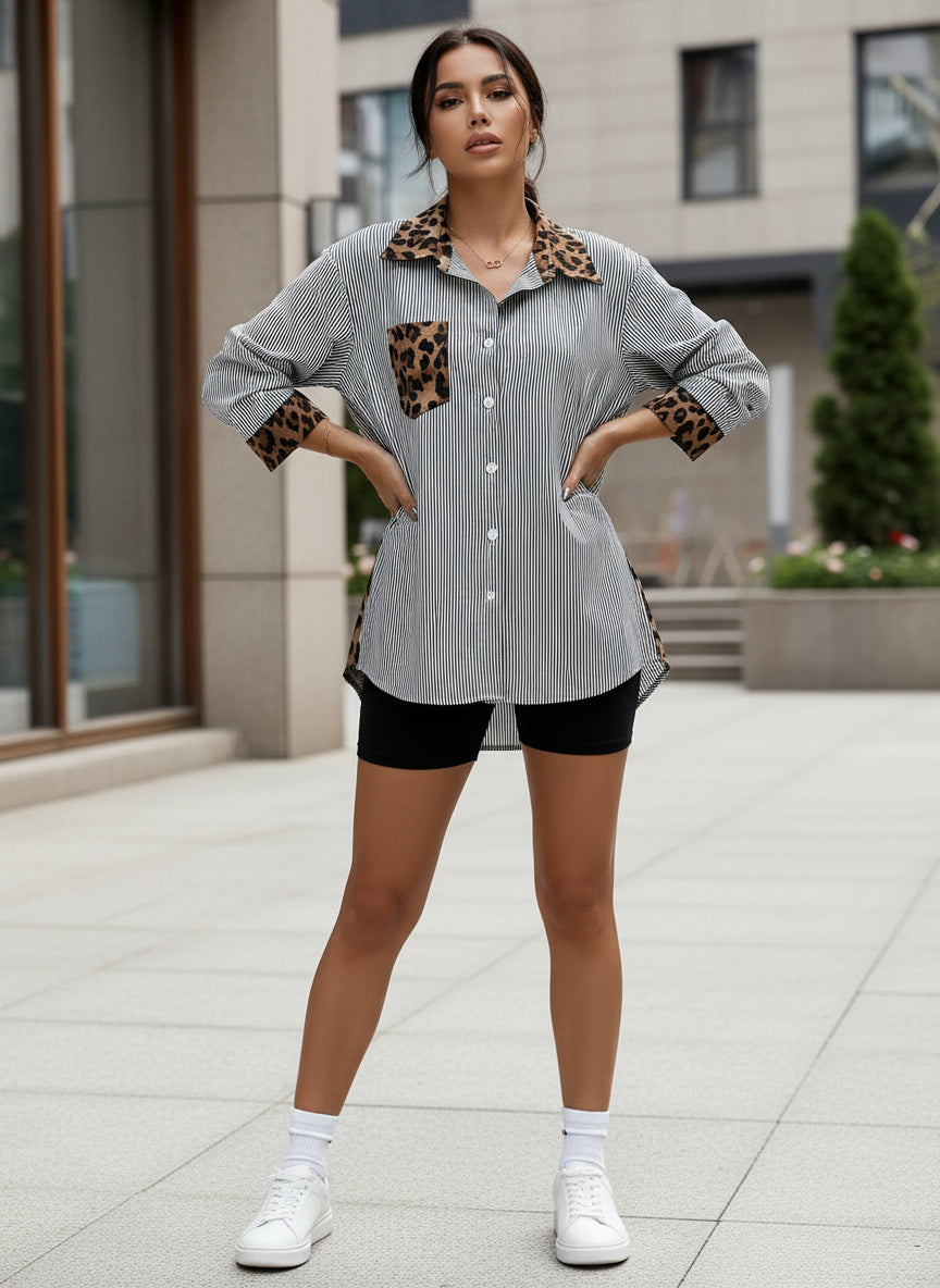 Sitta- Leopard Blouse