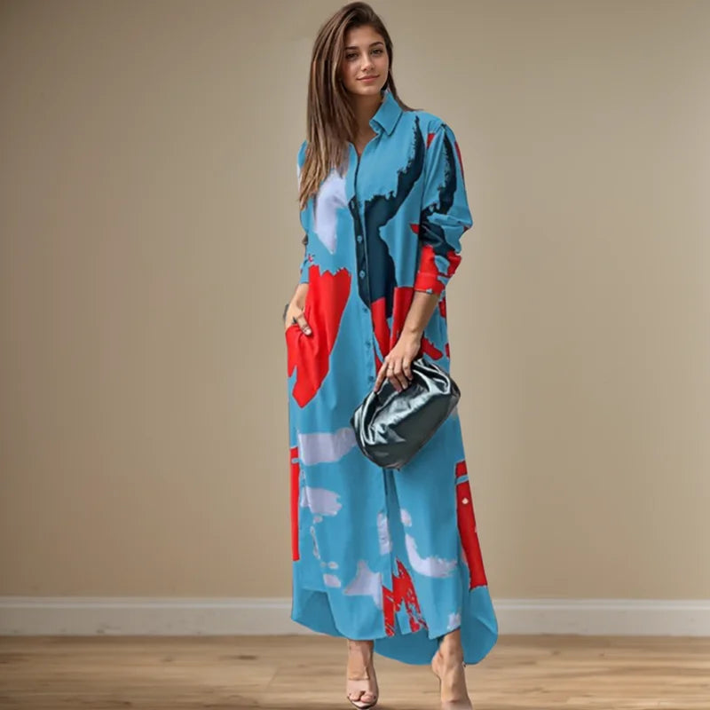 Marie- Elegant Temperament Printed dress