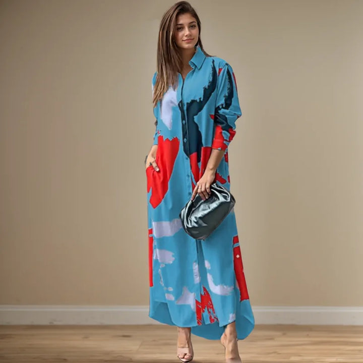 Marie- Elegant Temperament Printed dress