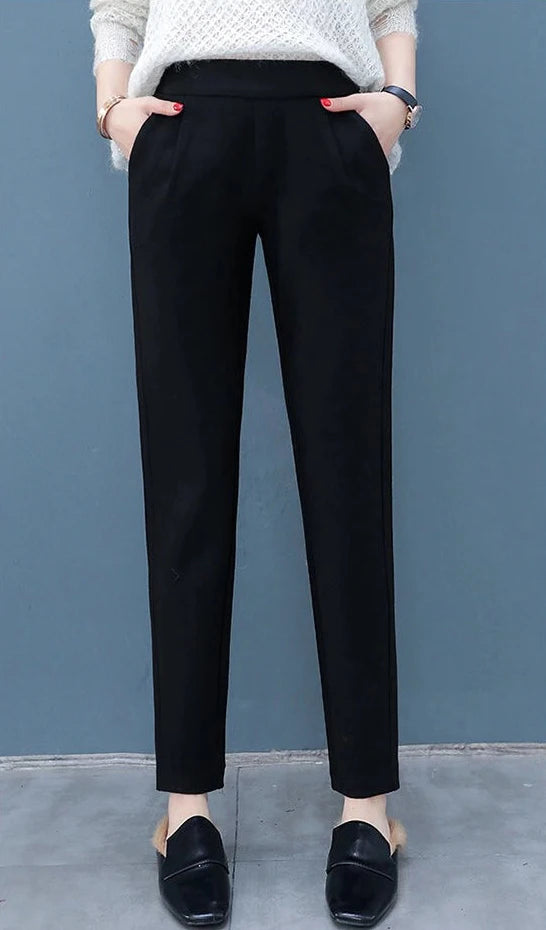 Jonna- Cotton Harem Pencil Pants