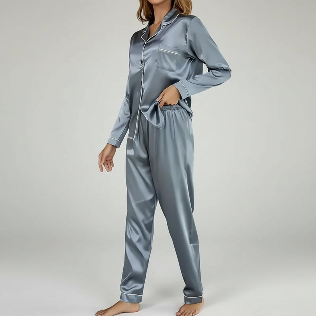 Grace- Satin Pajama Set