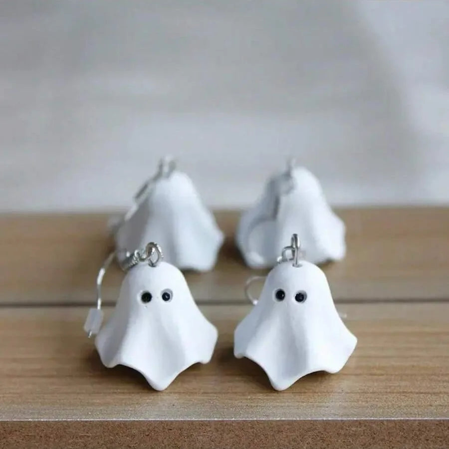 Cute Halloween Ghost Drop Earrings