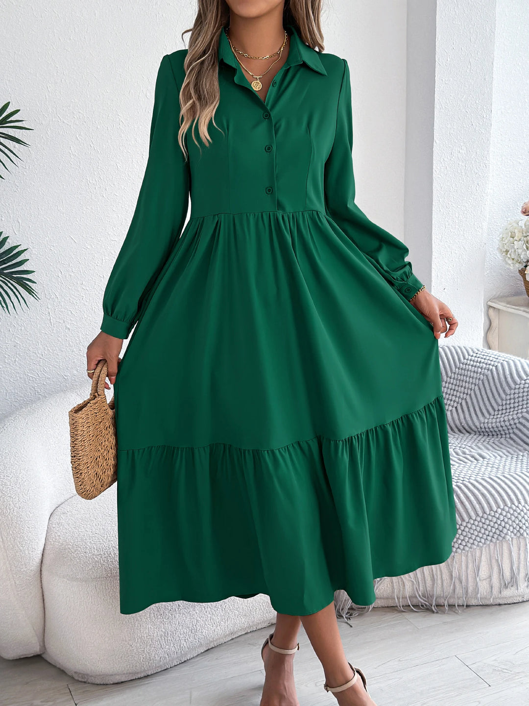 Britt- Casual Long Sleeved dress