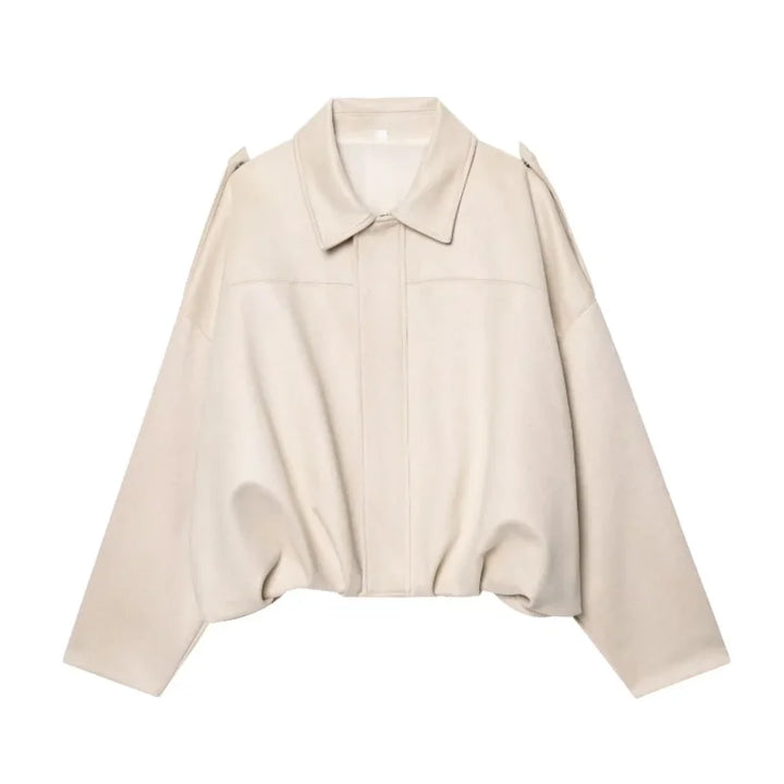 Olivia- Suede Bomber Jacket