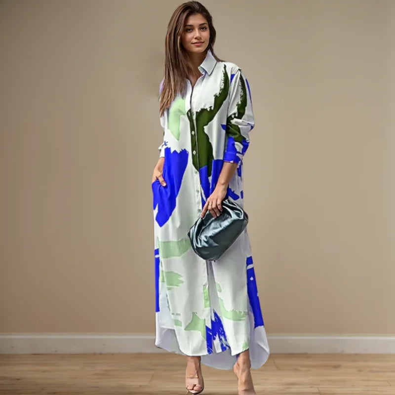 Marie- Elegant Temperament Printed dress