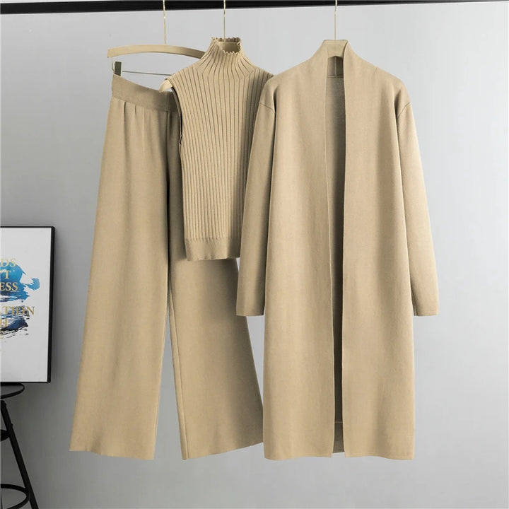 Stephanie- 3 Piece Women Cardigan Tracksuits