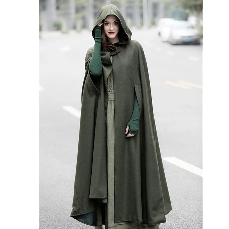 Cosplay Vintage Medieval Gothic Hooded