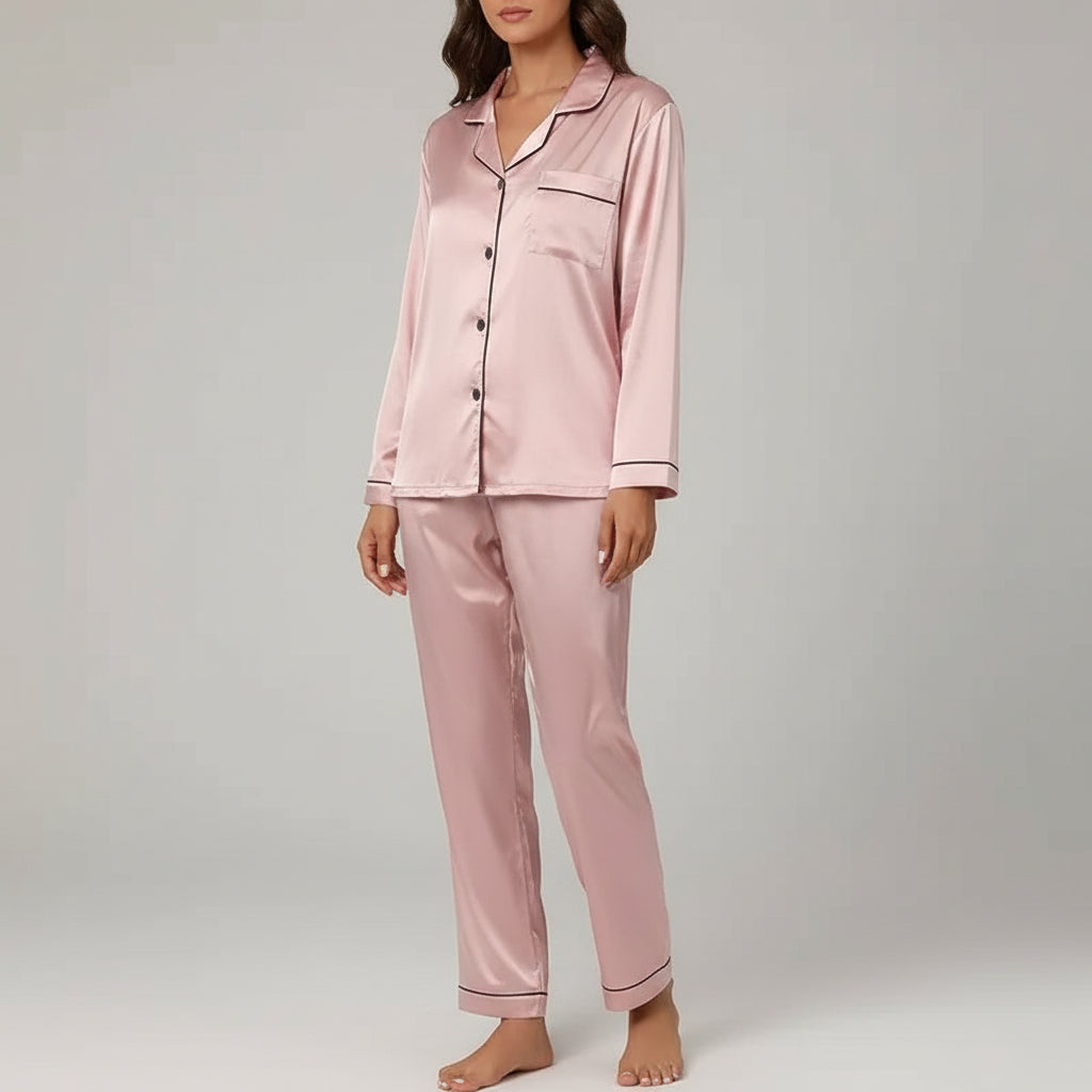 Grace- Satin Pajama Set