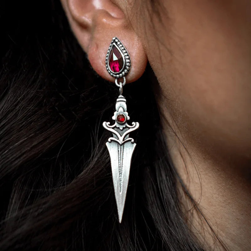 Vintage Medieval Gothic Earrings
