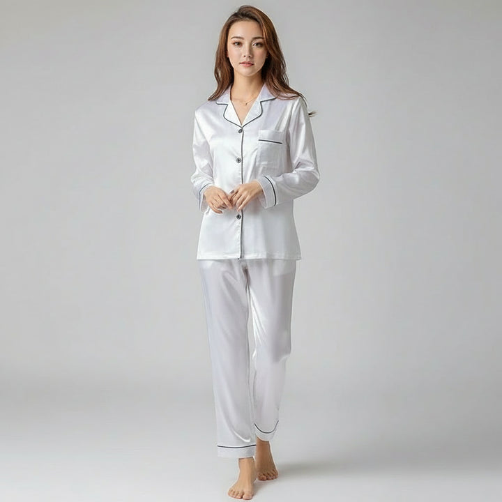 Grace- Satin Pajama Set