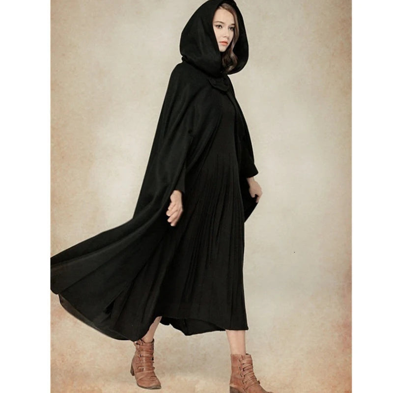 Cosplay Vintage Medieval Gothic Hooded