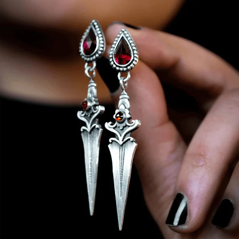 Vintage Medieval Gothic Earrings