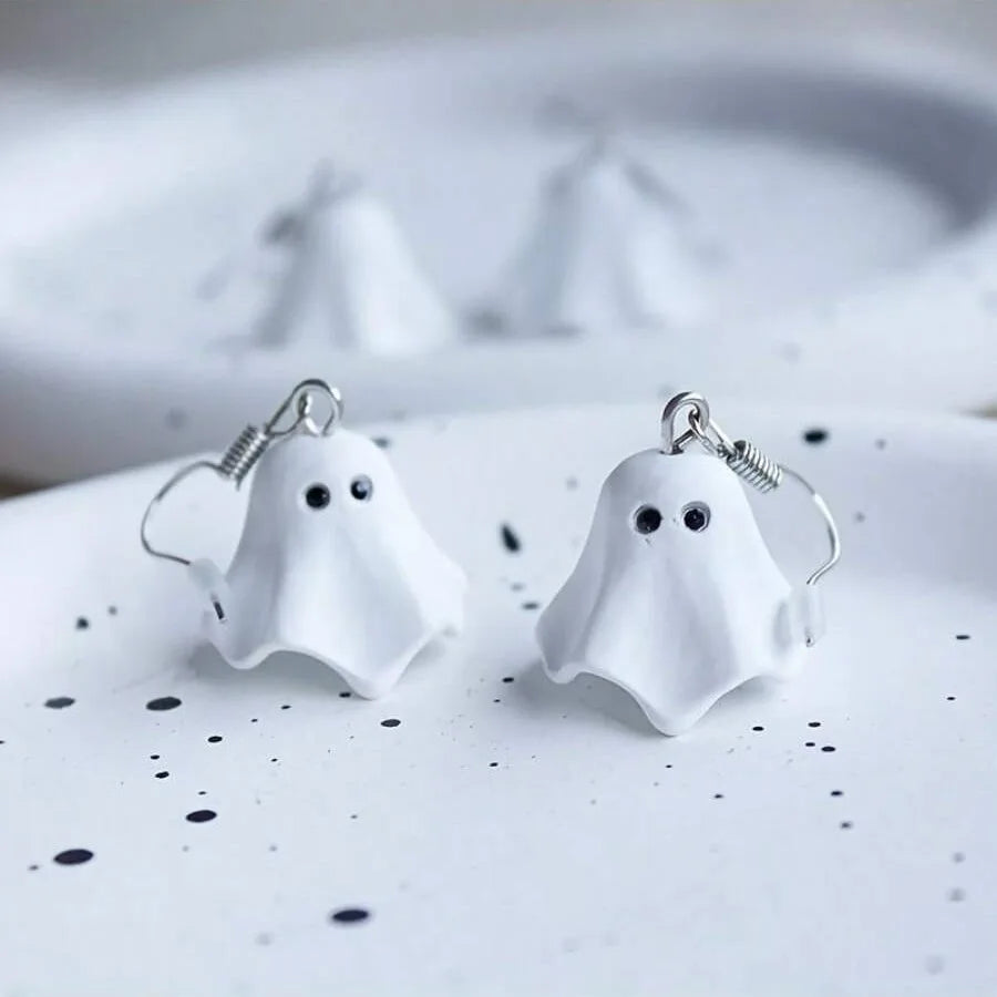 Cute Halloween Ghost Drop Earrings