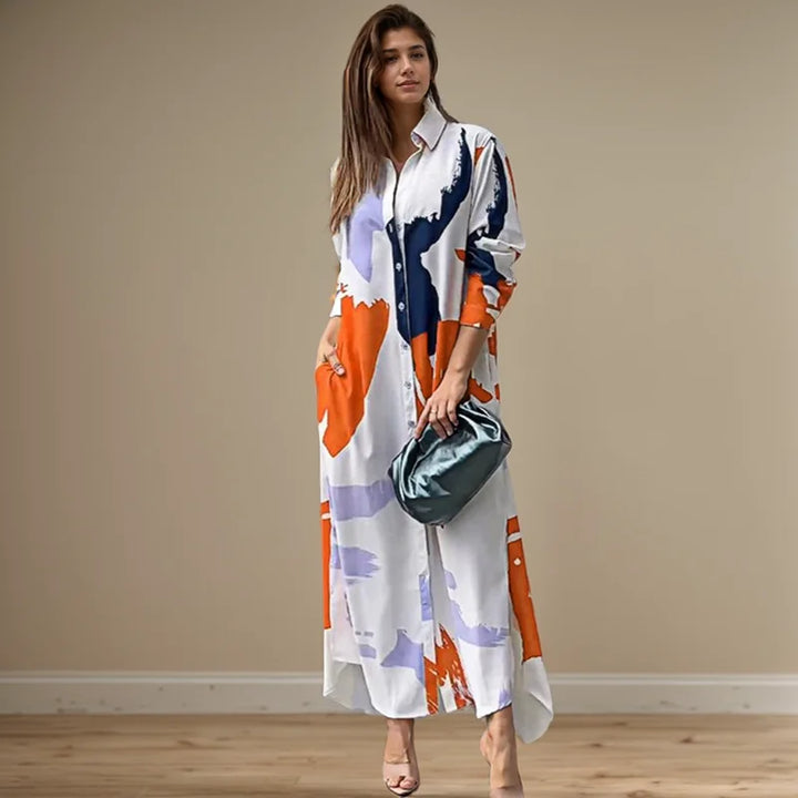 Marie- Elegant Temperament Printed dress