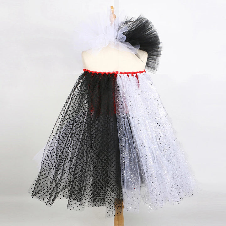 Girls- Halloween Cruella Costume