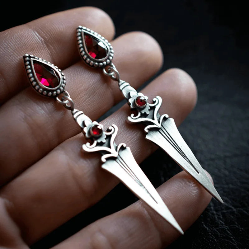Vintage Medieval Gothic Earrings