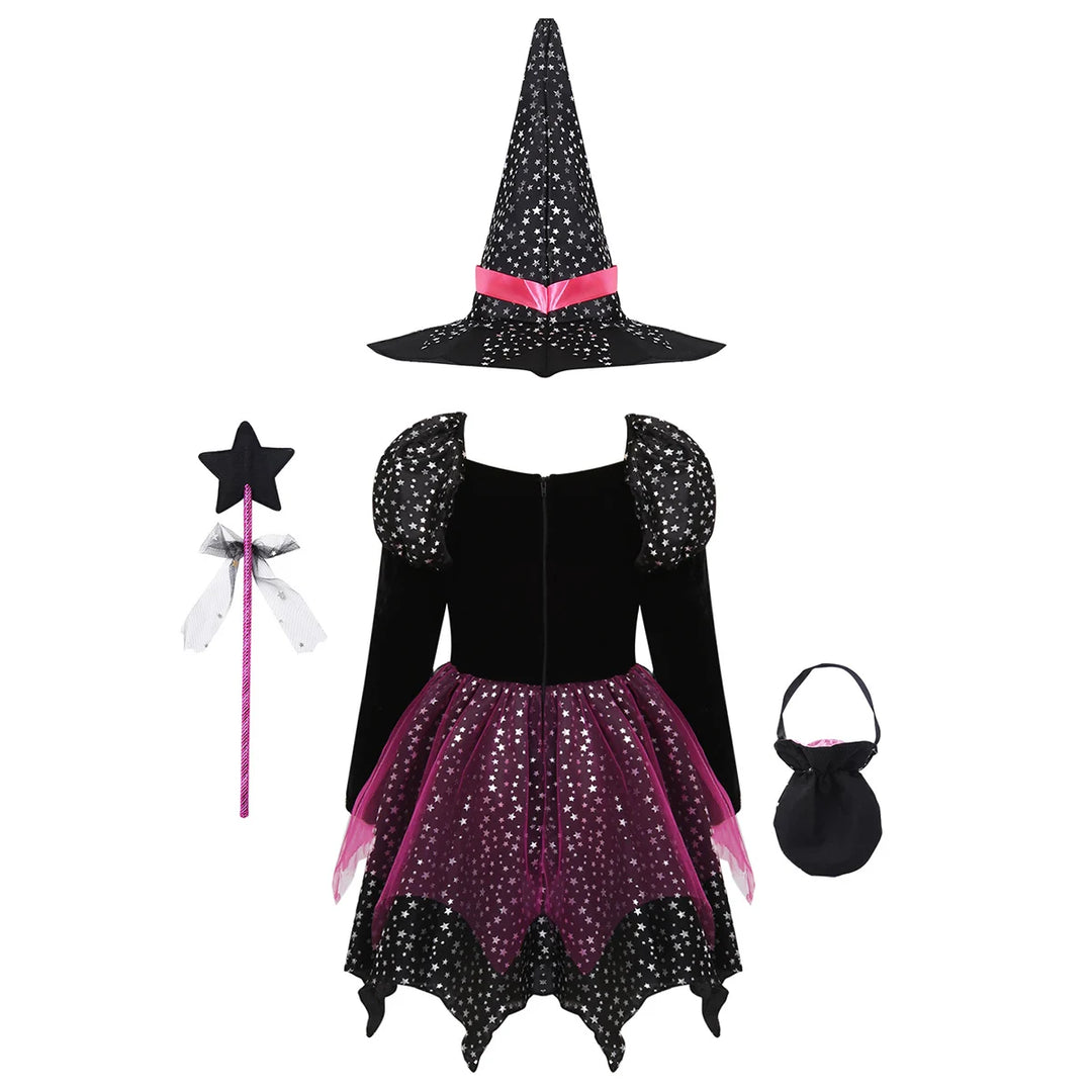 GIRLS Halloween Wizard Costume