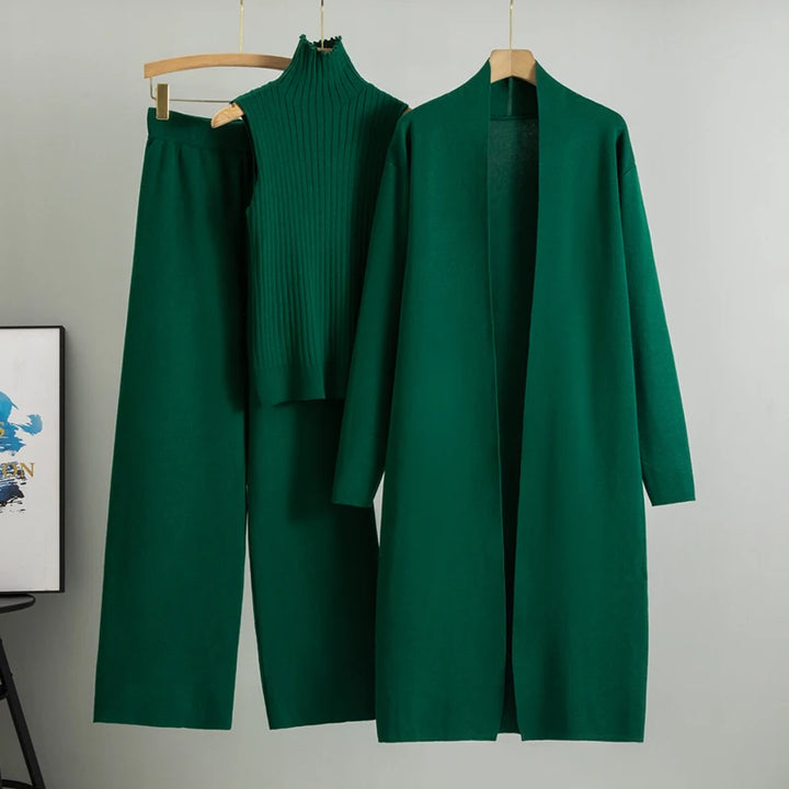 Stephanie- 3 Piece Women Cardigan Tracksuits