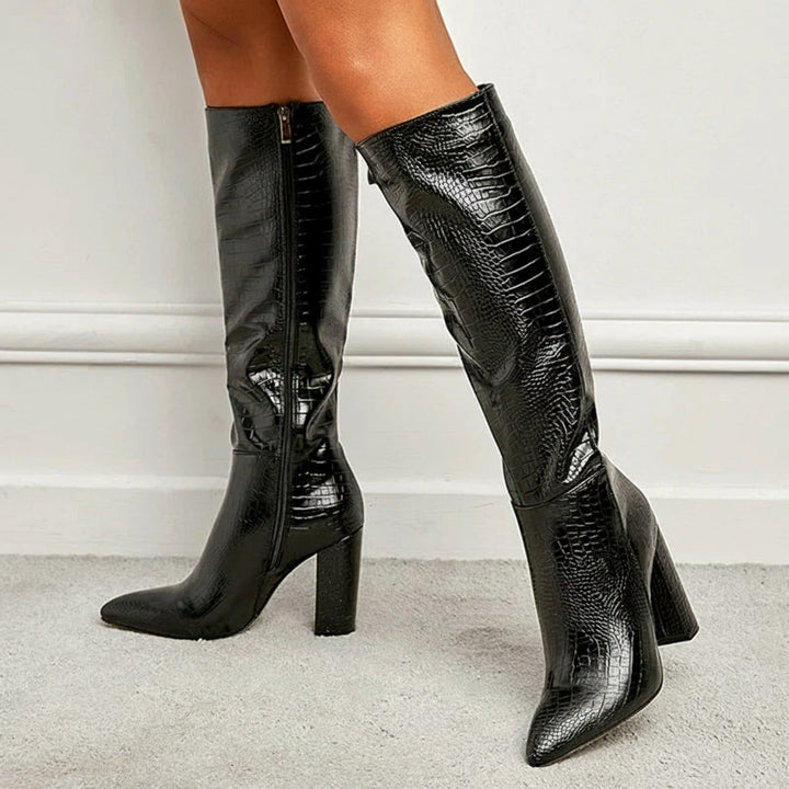 Aniek- Long Boots, high heel