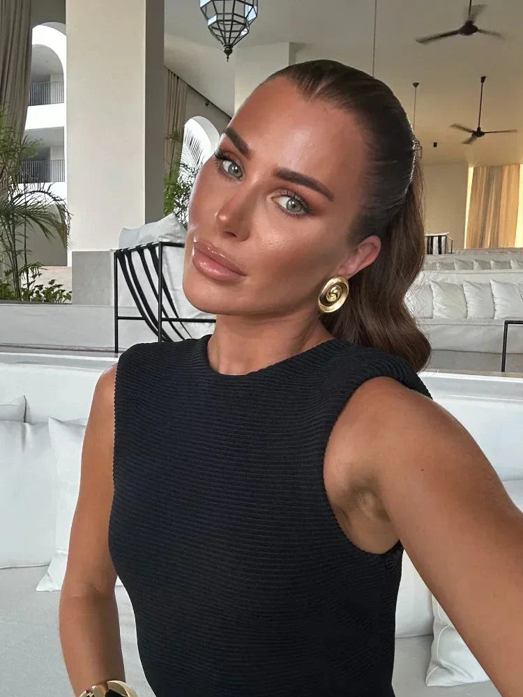 Aline™ | Duga haljina sa resama