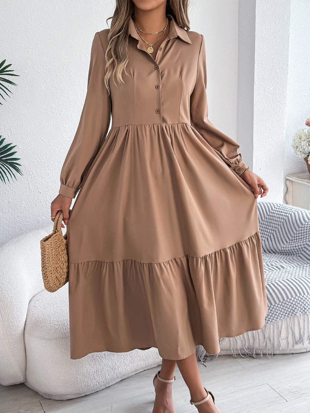 Britt- Casual Long Sleeved dress