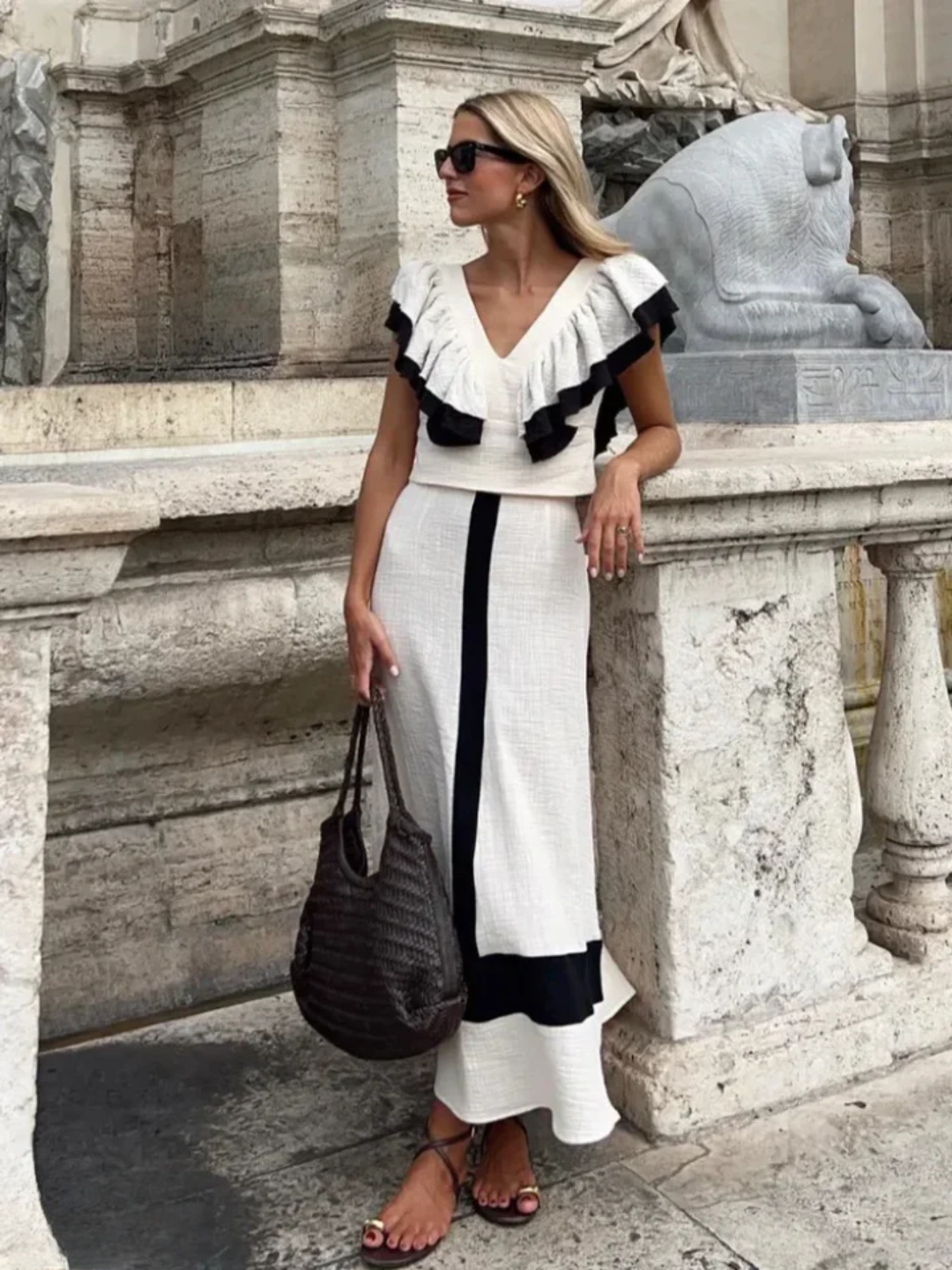 Maya™ - Elegant Two-Piece Set - La femme Toronto