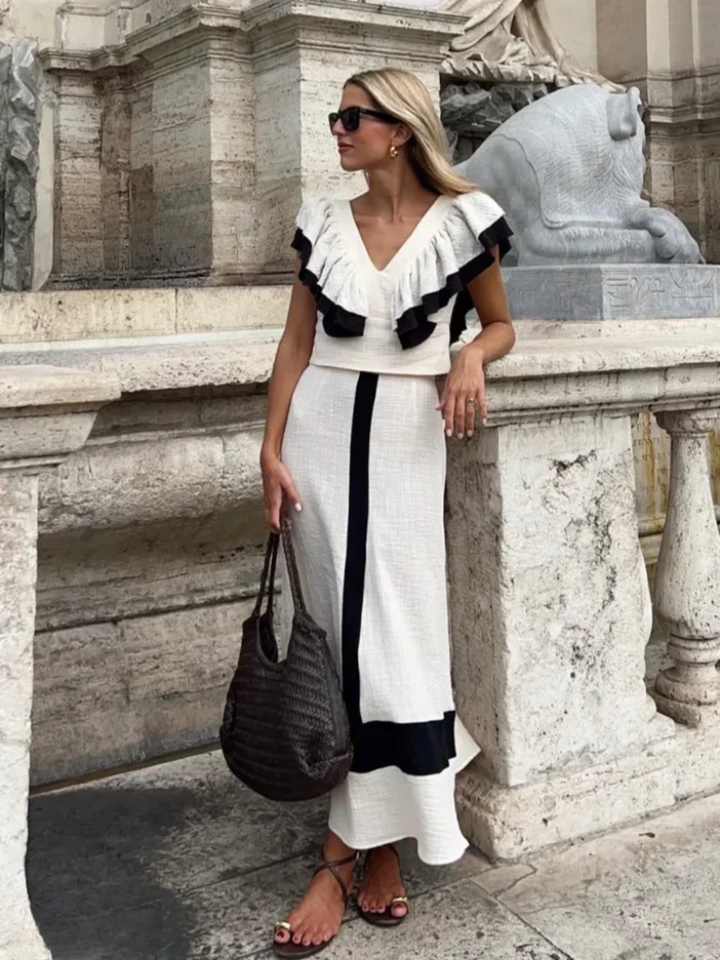 Maya™ - Elegant Two-Piece Set - La femme Toronto