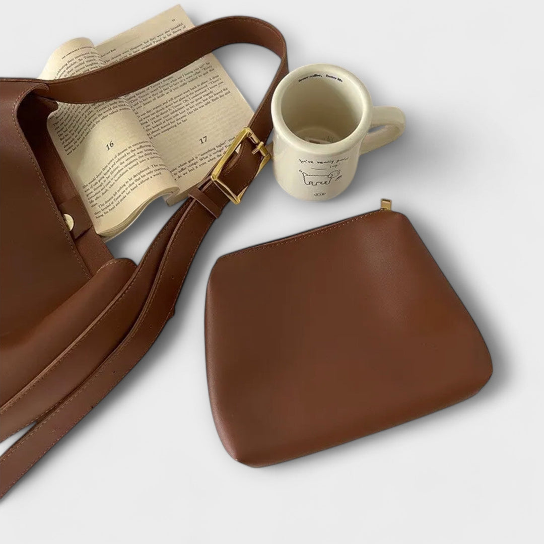 Eva – Elegantna Kožna Torba za Ramena