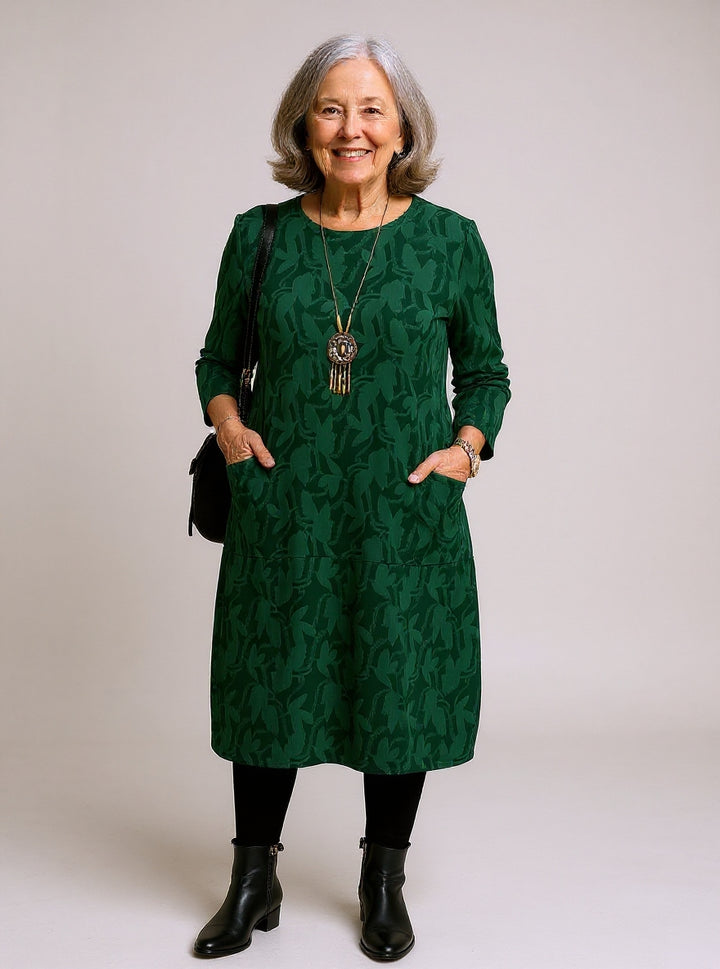 Elegant Autumn Midi Dress