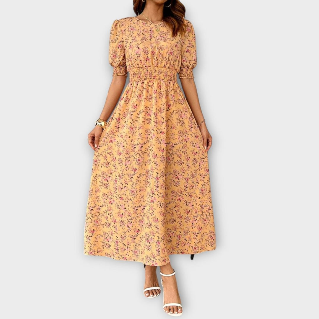 Amelia™ Floral Dress - La femme Toronto