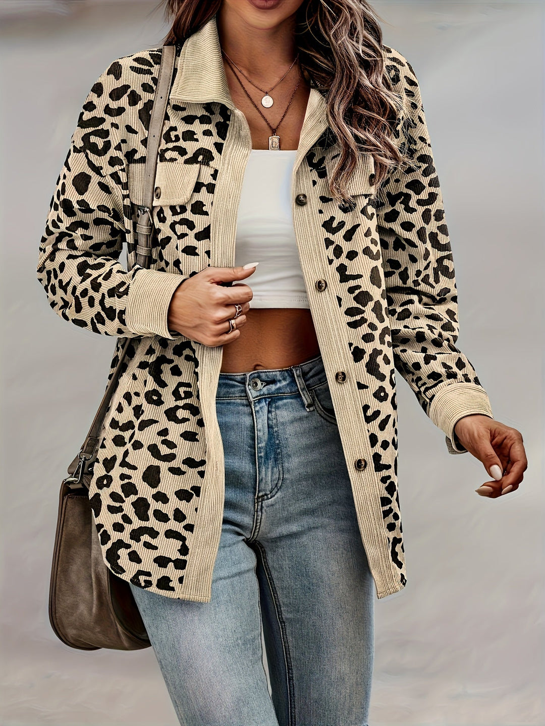 Zara - Leopard Print Shacket Jacket - La femme Toronto