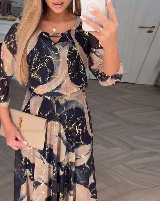 Chavelle | Haljina od štampanog šifona