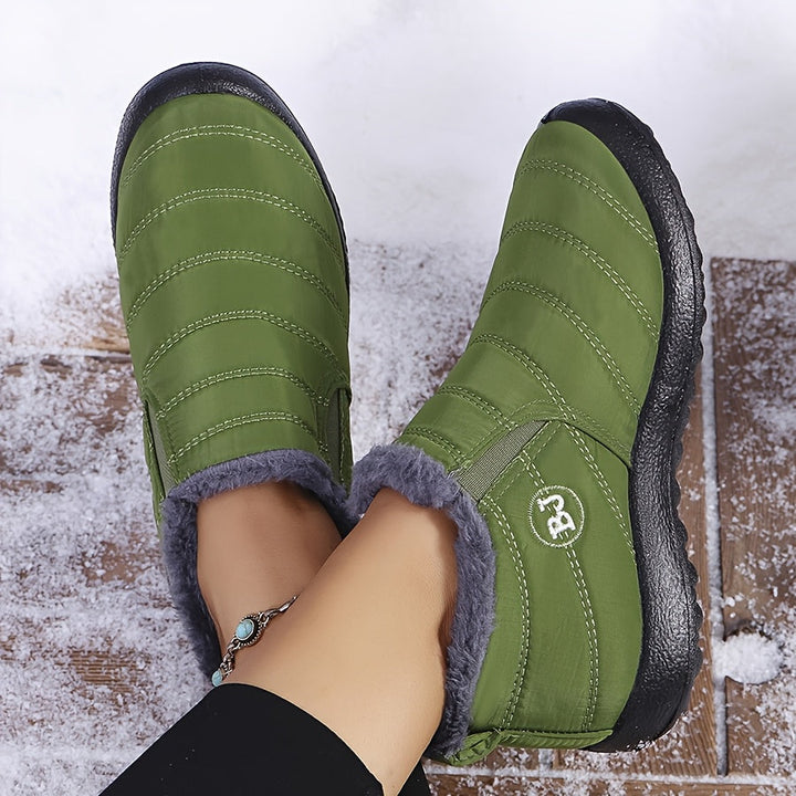 Roona | Warm Winter Slip-On Boots