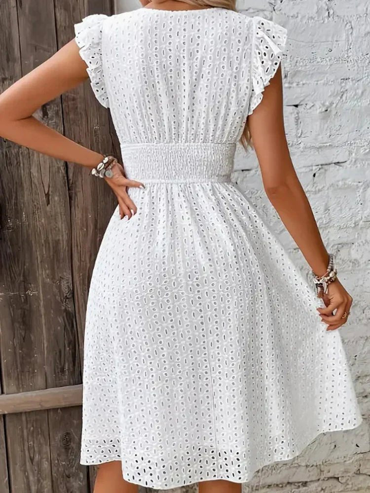 Calia - Elegant Casual Dress - La femme Toronto