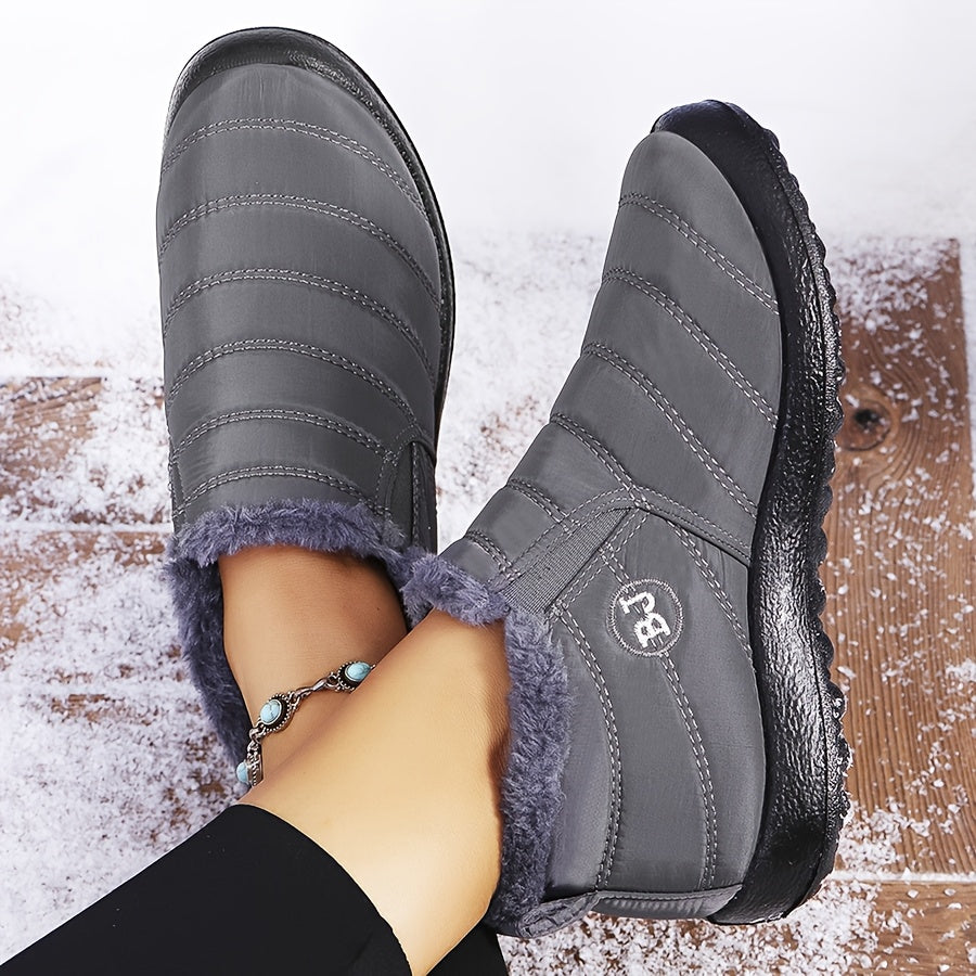 Roona | Warm Winter Slip-On Boots