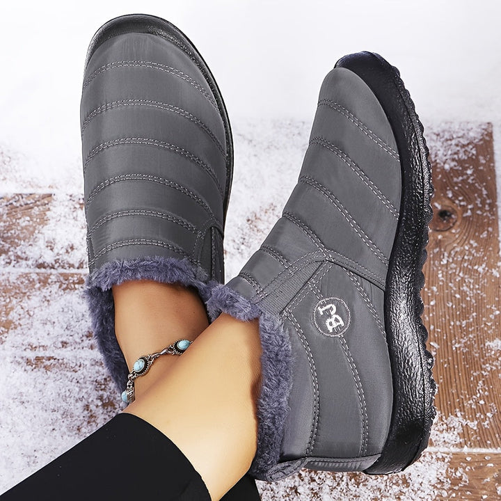 Roona | Warm Winter Slip-On Boots