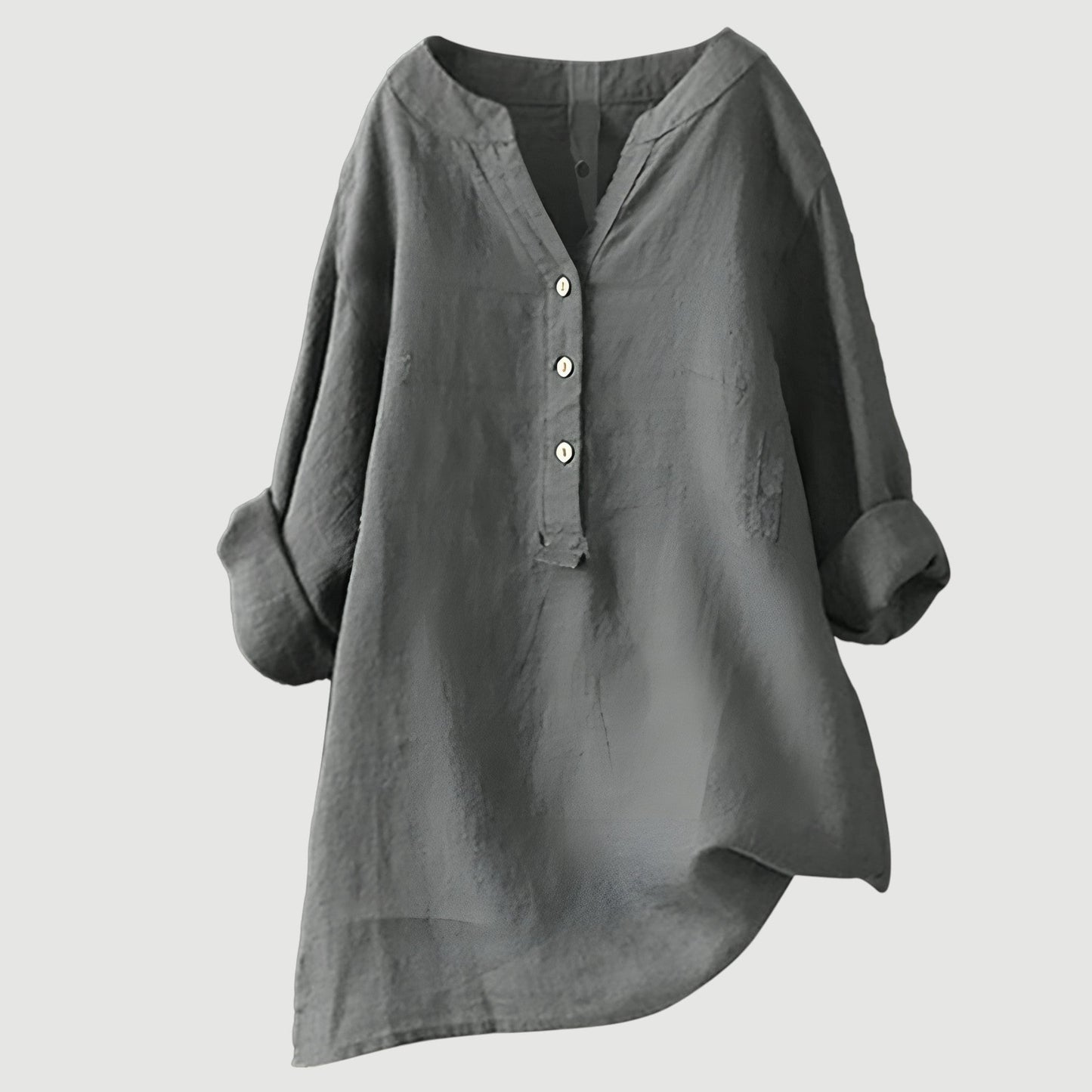 Freja™ – Lightweight and Comfortable Linen Shirt with Buttons