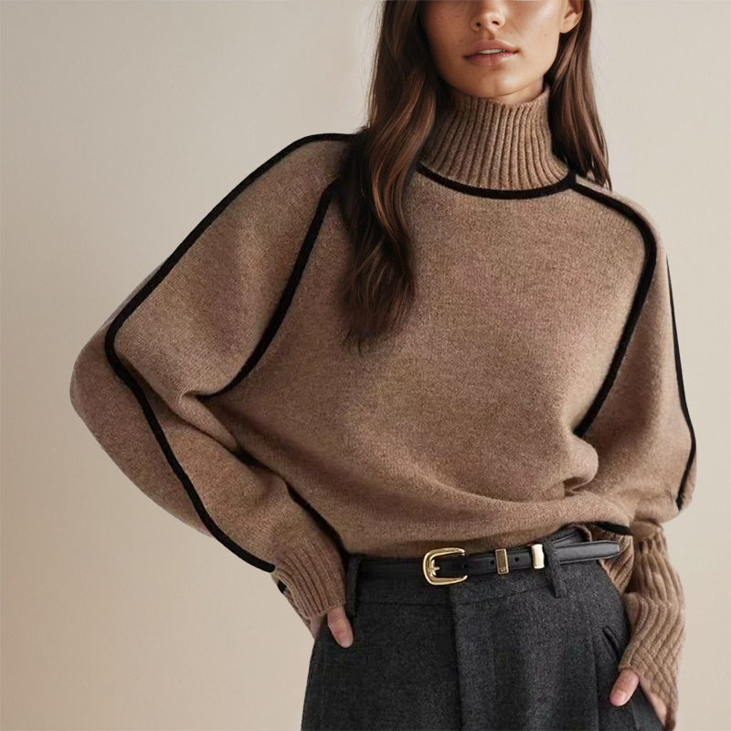 Annabelle™ | Soft Turtleneck Sweater - La femme Toronto