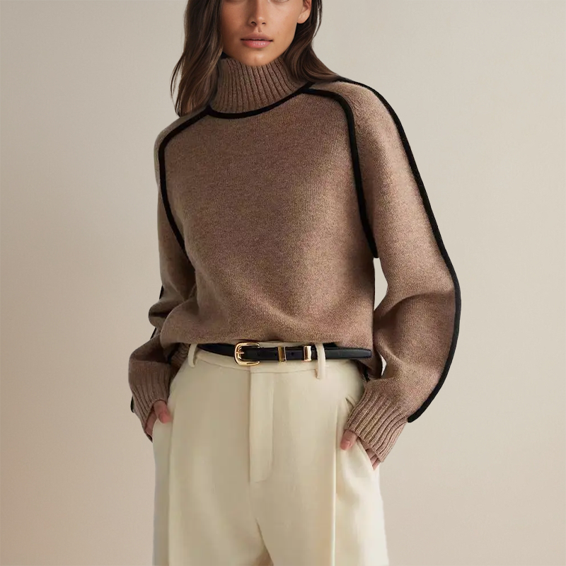 Annabelle™ | Soft Turtleneck Sweater - La femme Toronto